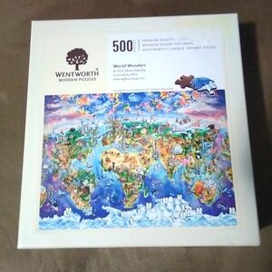 Wentworth Wooden 500 Piece Puzzle World Wonders
